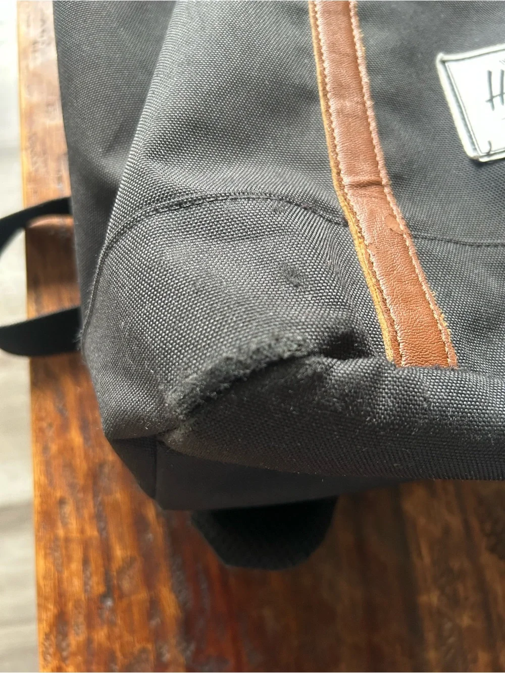 Herschel Supply Co. Retreat Backpack Black Canvas School Travel Laptop Bag
